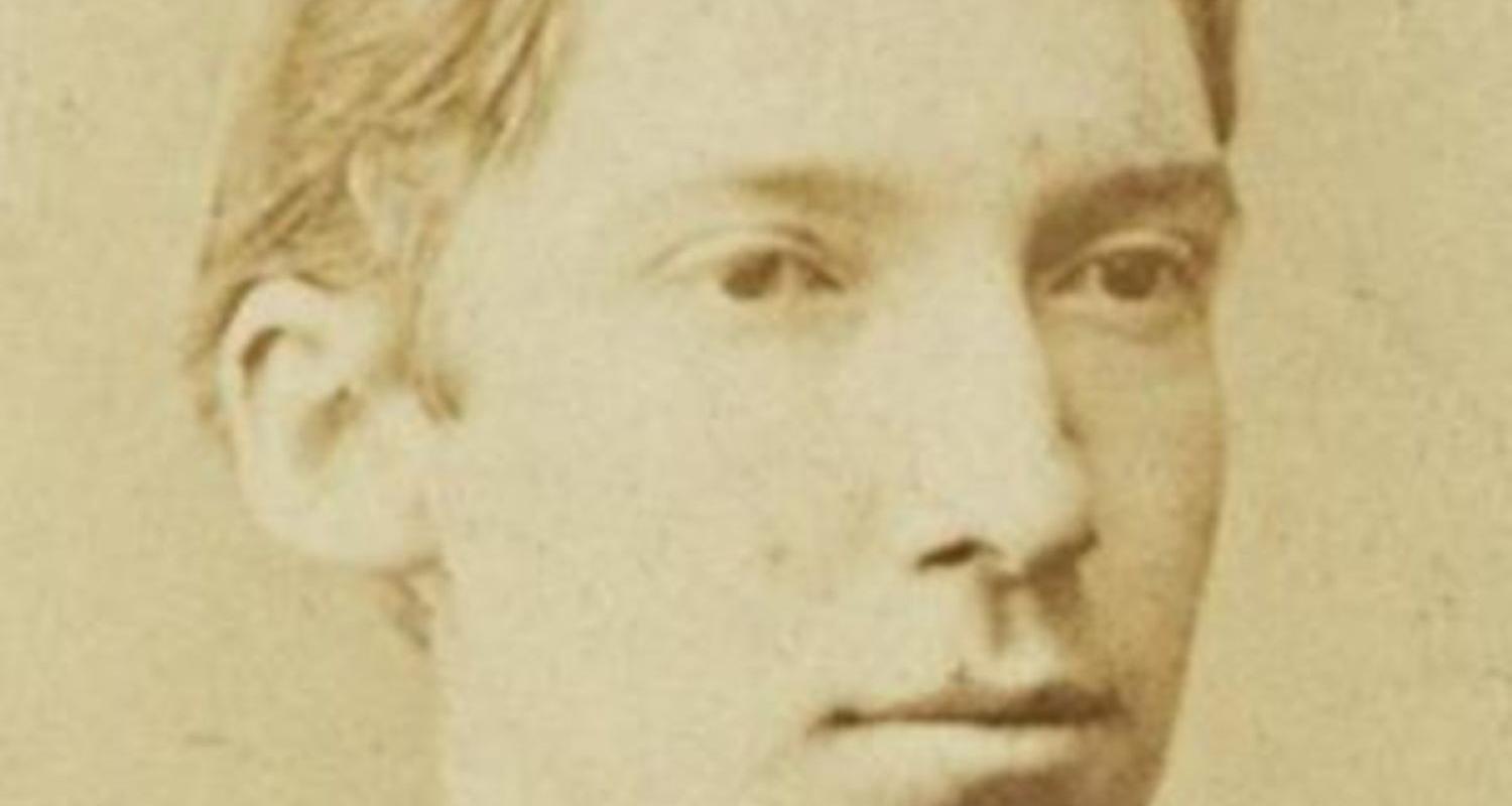 An image of Robert Louis Stevenson when younger