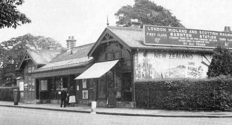 Historical photo of Barnton Railway Station