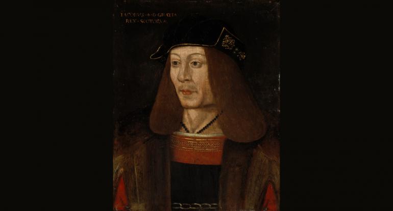 Head and shoulders shot of King James IV