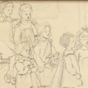 Children of Dollyland pencil drawing